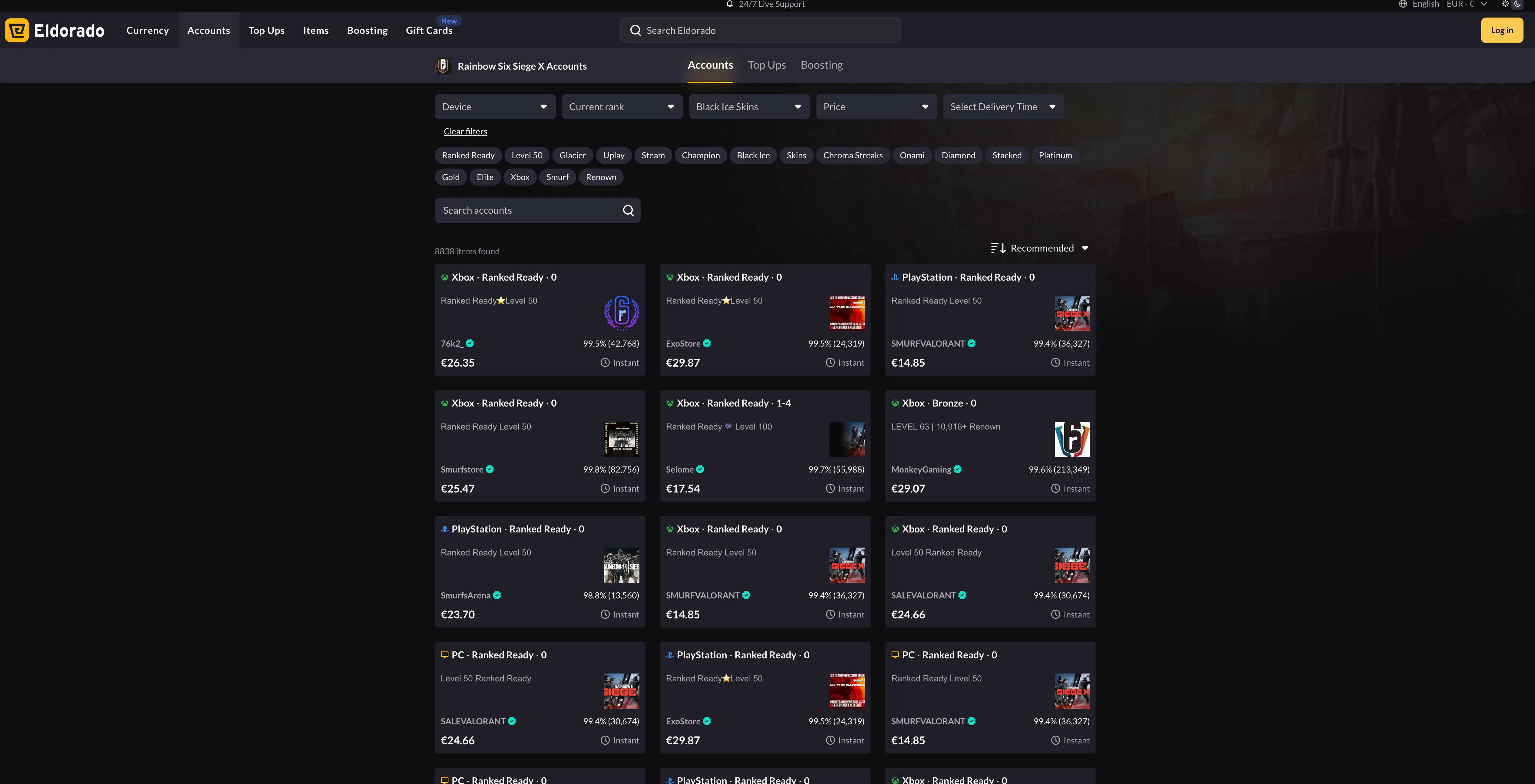 best sites to buy rainbow six siege accounts